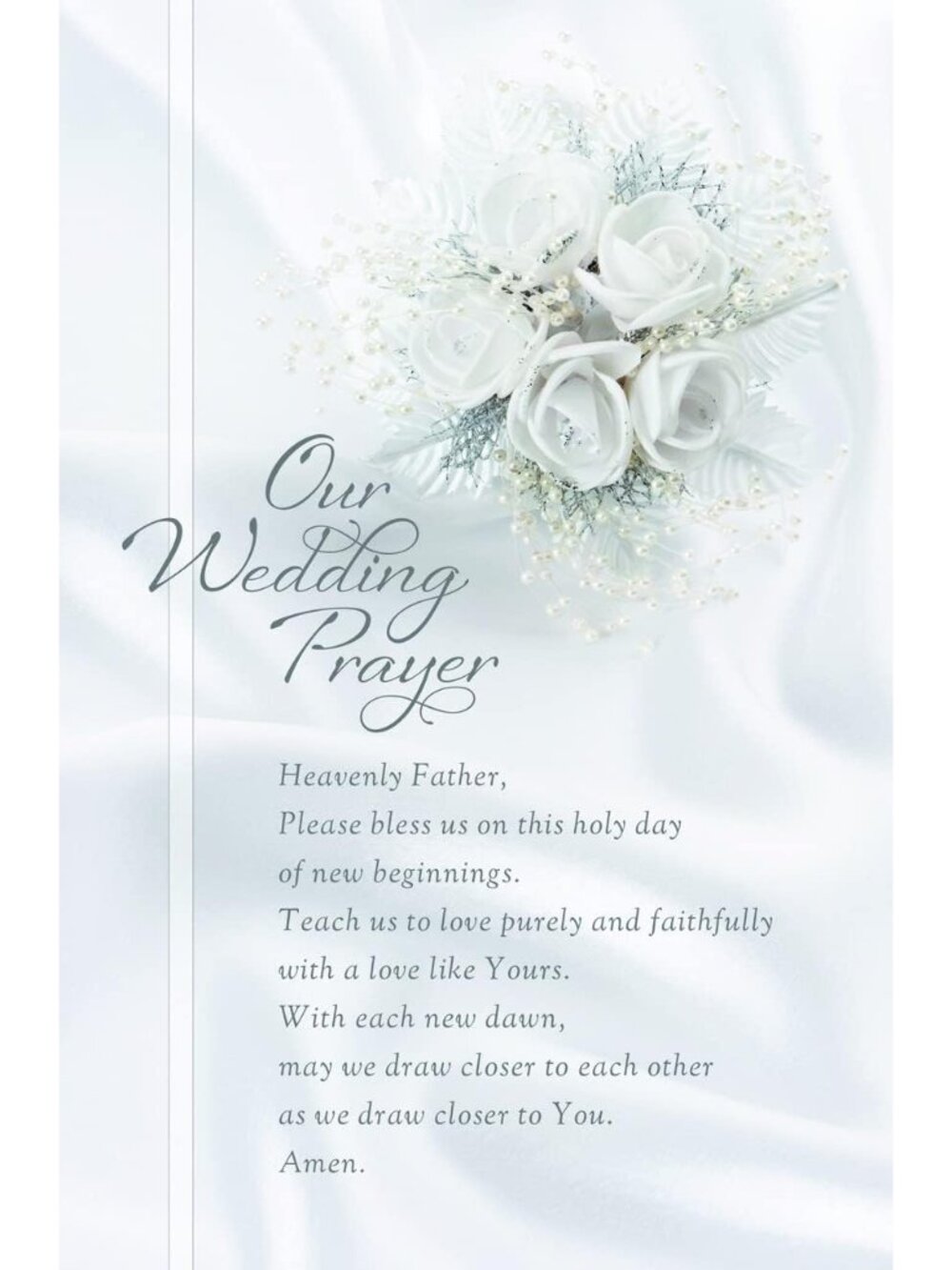 Standard Bulletin 11 - Wedding - "Our Wedding Prayer"... Pack of 100